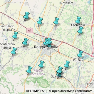 Mappa Via S. Martino, 42100 Reggio nell'Emilia RE, Italia (9.6465)