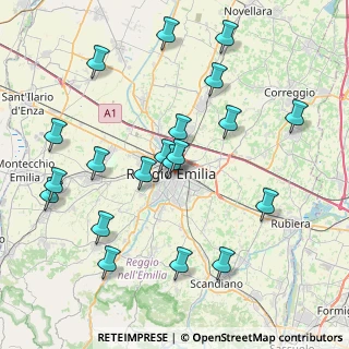 Mappa Via S. Martino, 42100 Reggio nell'Emilia RE, Italia (8.7825)