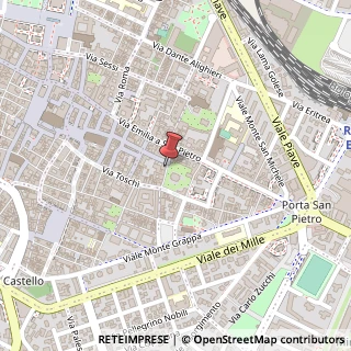 Mappa Via Fontanelli, 3, 42121 Reggio nell'Emilia, Reggio nell'Emilia (Emilia Romagna)