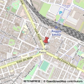 Mappa Viale IV Novembre, 23, 42121 Reggio nell'Emilia, Reggio nell'Emilia (Emilia Romagna)
