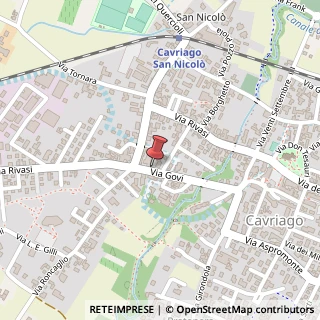 Mappa Via Govi, 16, 42025 Cavriago, Reggio nell'Emilia (Emilia Romagna)