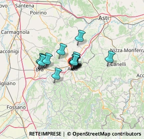 Mappa Piazza della Chiesa, 12051 Alba CN, Italia (7.18188)