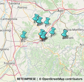 Mappa Piazza della Chiesa, 12051 Alba CN, Italia (9.54545)