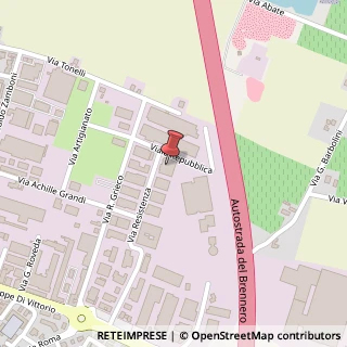 Mappa Via della Resistenza, 48, 41011 Campogalliano, Modena (Emilia Romagna)