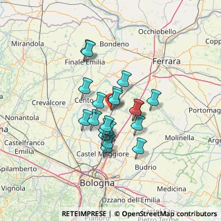 Mappa Via Giuseppe Verdi, 40018 San Pietro In Casale BO, Italia (10.121)