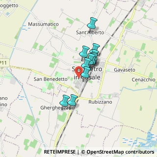 Mappa Via Giuseppe Verdi, 40018 San Pietro In Casale BO, Italia (1.16273)