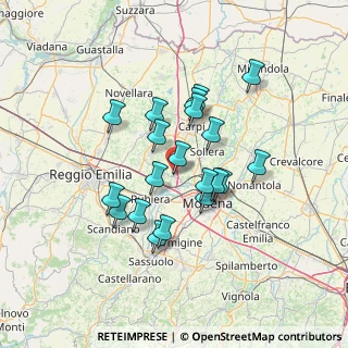 Mappa Via Achille Grandi, 41011 Campogalliano MO, Italia (11.5305)