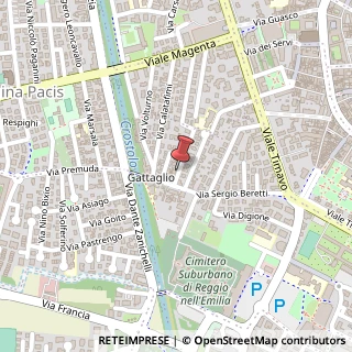 Mappa Via Curtatone, 6, 42123 Reggio nell'Emilia, Reggio nell'Emilia (Emilia Romagna)