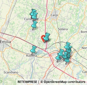 Mappa Via Bachelet, 41011 Campogalliano MO, Italia (7.65786)