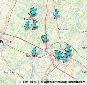 Mappa Via Bachelet, 41011 Campogalliano MO, Italia (7.78923)