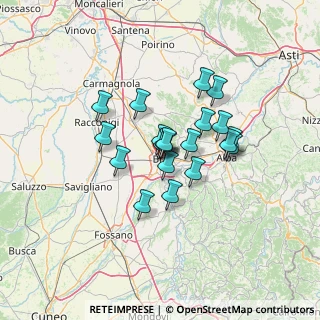 Mappa Via Audisio, 12042 Bra CN, Italia (9.6485)