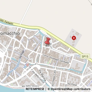 Mappa Via Arturo Bellini, 8, 44022 Comacchio, Ferrara (Emilia Romagna)