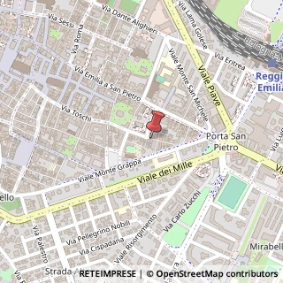 Mappa Via San Martino, 25, 42121 Cavriago, Reggio nell'Emilia (Emilia Romagna)
