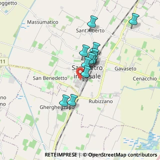 Mappa Via Giovanni Falcone, 40018 San Pietro In Casale BO, Italia (1.40583)