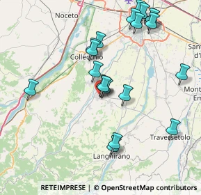 Mappa Via Giosuè Carducci, 43035 Felino PR, Italia (8.369)