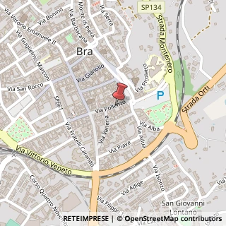 Mappa Via Pollenzo, 38, 12042 Bra, Cuneo (Piemonte)