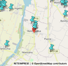 Mappa Via Argini, 43022 Basilicanova PR, Italia (3.614)