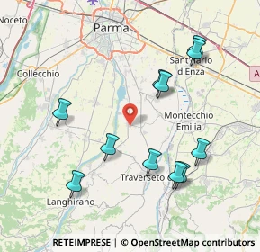 Mappa Via Renzo Pezzani, 43030 Basilicanova PR, Italia (8.21909)