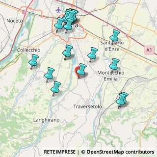 Mappa Via Renzo Pezzani, 43030 Basilicanova PR, Italia (9.235)