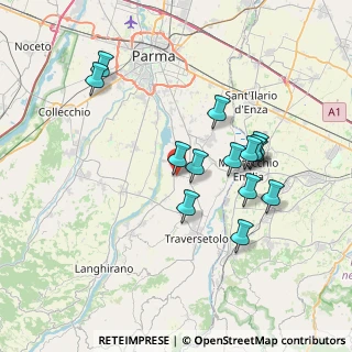 Mappa Via Renzo Pezzani, 43030 Basilicanova PR, Italia (6.9)