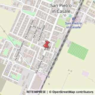 Mappa Via Filippo Gherardi,  19, 40018 San Pietro in Casale, Bologna (Emilia Romagna)