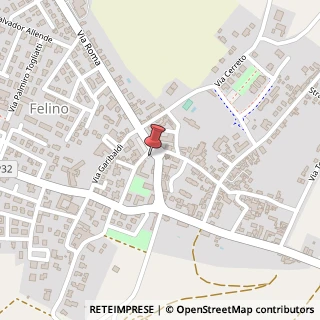 Mappa Piazza Miodini, 5, 43035 Felino, Parma (Emilia Romagna)