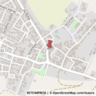 Mappa Via Giuseppe Verdi, 3, 43035 Felino, Parma (Emilia Romagna)