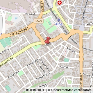 Mappa Via P. Ferrero, 5, 12050 Alba, Cuneo (Piemonte)