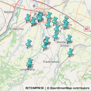 Mappa Via Monti, 43030 Basilicanova PR, Italia (7.9995)