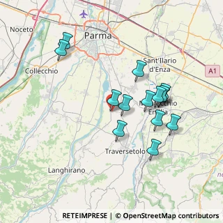 Mappa Via Monti, 43030 Basilicanova PR, Italia (6.93857)
