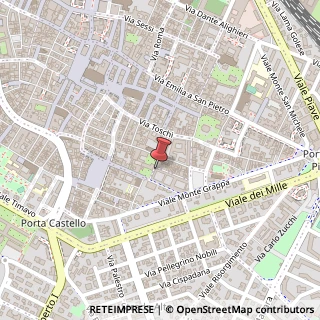 Mappa Via D. Zeffirino Jodi, 12, 42121 Reggio nell'Emilia, Reggio nell'Emilia (Emilia Romagna)