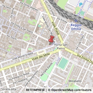 Mappa Viale Monte Grappa, 5/b, 42122 Reggio nell'Emilia, Reggio nell'Emilia (Emilia Romagna)