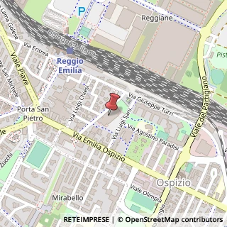 Mappa Via Luigi Sani, 15, 42121 Reggio nell'Emilia, Reggio nell'Emilia (Emilia Romagna)