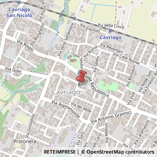 Mappa Via del Cristo, 7/B, 42025 Cavriago, Reggio nell'Emilia (Emilia Romagna)