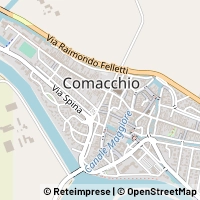 Karte Comacchio