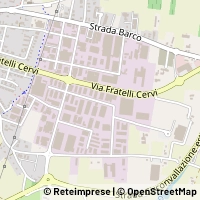 Mapa Montecchio Emilia