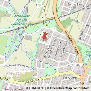 Mappa Via Belgio, 42, 42124 Reggio nell'Emilia, Reggio nell'Emilia (Emilia Romagna)