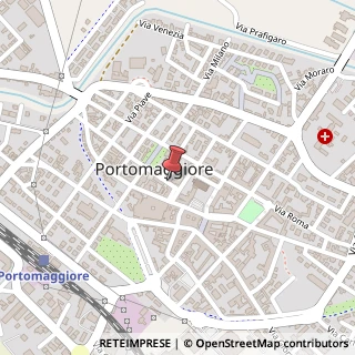 Mappa Via Fiume, 1, 44015 Portomaggiore FE, Italia, 44015 Portomaggiore, Ferrara (Emilia Romagna)