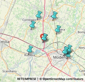 Mappa Via Tonelli, 41011 Campogalliano MO, Italia (7.04182)