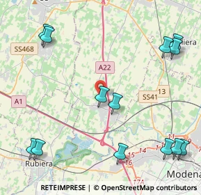 Mappa Via Tonelli, 41011 Campogalliano MO, Italia (5.78)