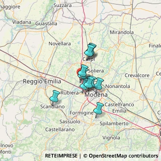 Mappa Via Tonelli, 41011 Campogalliano MO, Italia (8.18182)