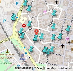 Mappa Via Armando Diaz, 12051 Alba CN, Italia (0.132)