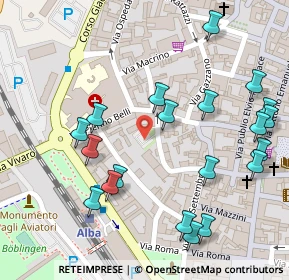 Mappa Via Armando Diaz, 12051 Alba CN, Italia (0.149)