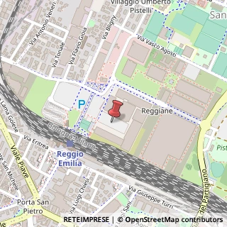 Mappa Piazzale Europa, 3/a, 42124 Reggio nell'Emilia, Reggio nell'Emilia (Emilia Romagna)