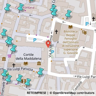 Mappa Via Accademia, 12051 Alba CN, Italia (0.1325)