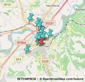 Mappa Via Pietrino Belli, 12051 Alba CN, Italia (0.83857)