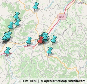 Mappa Via Pietrino Belli, 12051 Alba CN, Italia (8.4555)