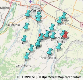 Mappa 43030 Montechiarugolo PR, Italia (6.215)