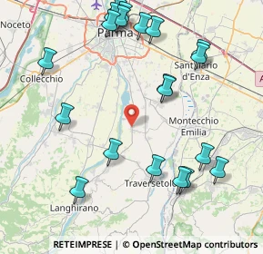Mappa 43030 Montechiarugolo PR, Italia (9.7385)