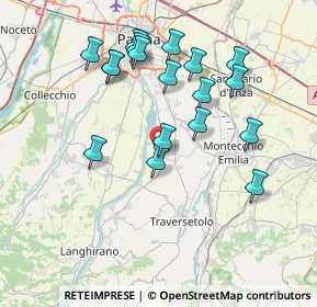 Mappa 43030 Montechiarugolo PR, Italia (7.46722)